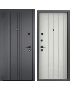 Дверь входная Torex для квартиры металлическая Comfort X 950х2050 левый серый Torex стальные двери
