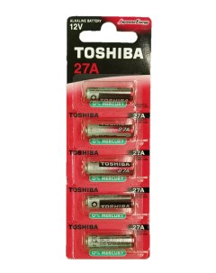 Батарейка 27A щелочная alkaline Special отрывной 5шт 27A 12V Toshiba