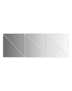 Зеркальная плитка с фацетом 15 mm 6 шт BY 1539 20x20см Evoform