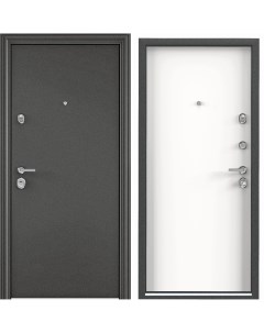 Дверь входная для квартиры металлическая Torex Defender 950х2050 правый серый белый Torex стальные двери