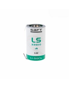 Батарейка литий тионилхлоридная SAFT LS33600 D R20 Lithium 3 6 В 3 6V 17000 мАч Nobrand