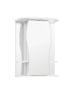 Зеркало шкаф Эко Волна Лорена 55 С белый Style line