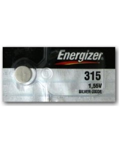 Батарейки Silver Oxide 315 1шт 1 55V Energizer