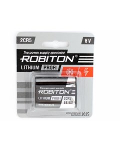 Батарейка литиевая Robiton Lithium Profi 2CR5 DL245 6V Varta