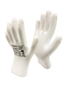 Перчатки рабочие СОФТТАЧ нейлоновые с полиуретановым покрытием 10 пар Master-pro®