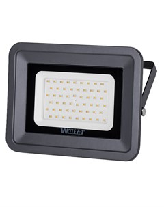 Светодиодный прожектор WFLY 50W 06 50Вт 3000K IP65 4500лм серый Wolta