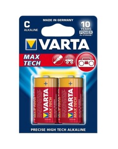 Батарейки Longlife Max Power LR14 2 шт Varta