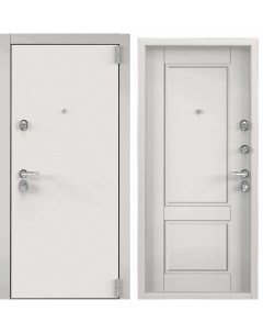 Дверь входная для квартиры металлическая Torex Сomfort 950х2070 правый серый белый Torex стальные двери