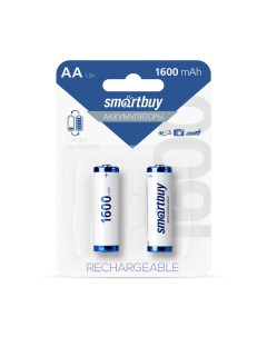 Аккумуляторные батарейки AA 1600mAh 2шт в блистере Smartbuy