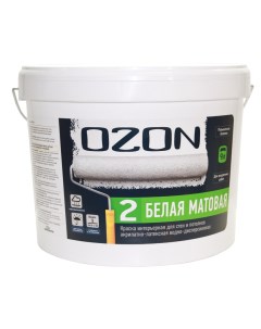 Краска интерьерная для обоев OZON 2 ВД АК 222С 12 С бесцветная 9л Ozone