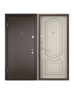 Дверь входная для квартиры металлическая Torex DELTA 100 950х2070 левый коричневый Torex стальные двери
