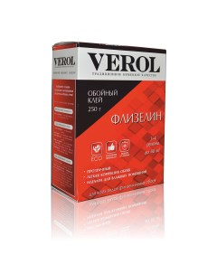 Клей обойный флизелиновый усиленный 250г Verol