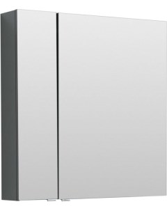 Зеркальный шкаф Алвита 80 серый антрацит Aquanet