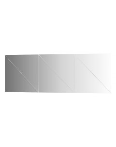 Зеркальная плитка с фацетом 10 mm 6 шт BY 1521 40x40см Evoform