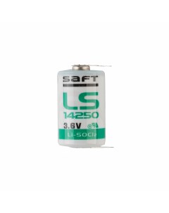 Батарейка литий тионилхлоридная SAFT LS14250 1 2 AA 2PF Lithium 3 6В 3 6V 1200 мАч Nobrand