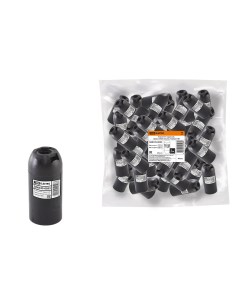 Патрон Е14 подвесной термостойкий пластик черный TDM 1 шт SQ0335 0053 Tdm еlectric
