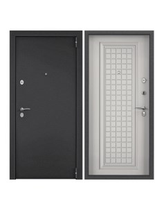 Дверь входная Torex для квартиры металлическая Terminal D 950х2050 правый черный белый Torex стальные двери