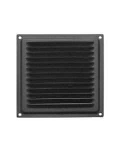 Решетка вентиляционная 150х150 регулируемая черная комплект 4 шт Домарт