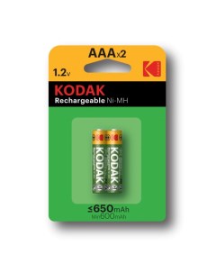 Батарейка Аккумулятор Hr03 Ааа Bl 2 650mаh 30955042 RU1 Kodak