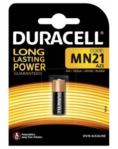Батарейка Mn21 Bl 1 12v Для Брелока Сигнализации арт 5006691 Duracell