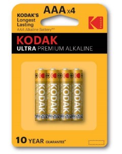 Батарейка Lr03 Aaa Bl 4 Ultra Premium арт 30959521 RU1 Kodak