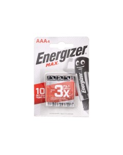 Батарейка Lr03 Aaa Max Bp 4 арт E300157304 E301534503 Energizer