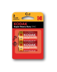 Батарейка R14 Bl 2 Super Heavy Duty арт 30951051 RU1 Kodak