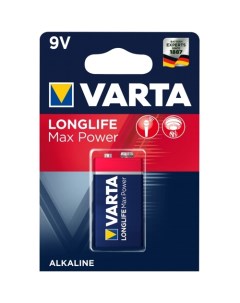 Батарейка 9V Longlife Max Power 6LR 61 Varta