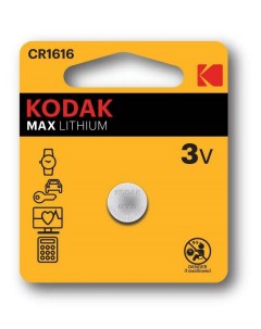 Батарейка Cr1616 1bl Для Брелока Сигнализации арт 30414747 RU1 Kodak