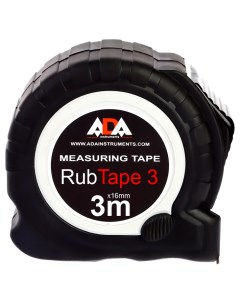 Рулетка ударопрочная RubTape 3 с полимерным покрытием ленты Ada