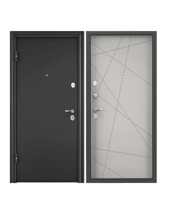 Дверь входная Torex для квартиры металлическая Flat M 950х2050 левый серый белый Torex стальные двери