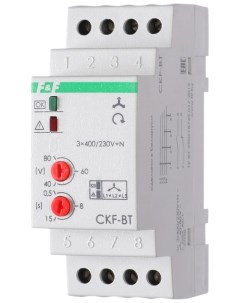 Реле контроля наличия и чередования фаз CKF BT F F EA04 002 004 Евроавтоматика f&f