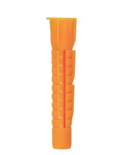 Дюбель универсальный 8х52 оранжевый с бортиком упак 50шт Fixxtools