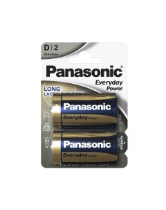 Щелочные батарейки Everyday Power D LR20REE 2BR Panasonic