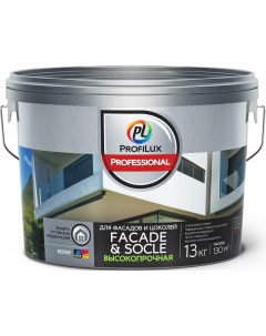 Краска Facde Solce акриловая фасадная белая 13 кг Profilux
