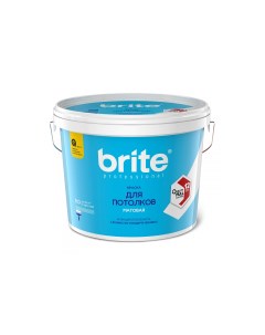 Краска Professional для потолков база A 9 л Brite