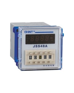 Реле времени JSS48A 8 контактный одно групповой переключатель многодиапазонной задер Chint