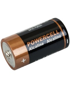 Батарейка щелочная 1 5 В тип C 2 шт Powercell