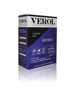 Клей обойный виниловый усиленный 250г Verol