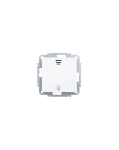 Выключатель самовозвратный CLASICO 601052 с LED подсветкой Белый Zakru