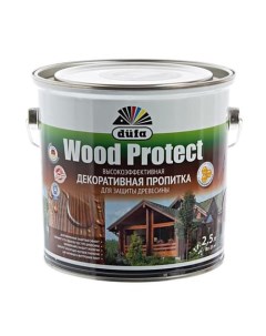 Антисептик для дерева с воском Wood Protect Махагон МП000015764 2 5 л Dufa