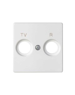 Накладка S82 Concept Матовый белый Накладка для розетки R TV SAT с пиктограммой TV R Simon