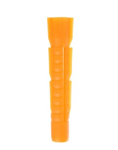 Дюбель универсальный 6х37 оранжевый без бортика упак 20шт Fixxtools