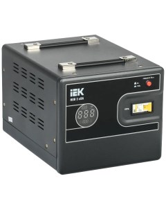 Стабилизатор напряжения Hub 3кВА однофазный черный IVS21 1 003 13 Iek