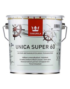 Лак Unica super 60 55764040130 бесцветный 2 7л Tikkurila