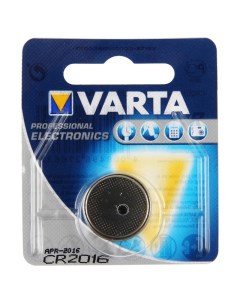 Батарейка ELECTRONICS CR 2016 1 шт Varta