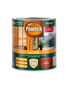 Защитная лазурь Ultra влагостойкая для древесины рябина 2 7 л Pinotex