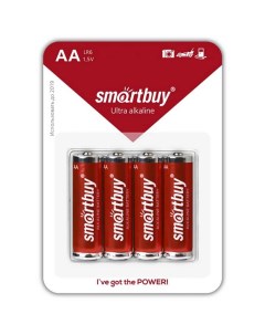 Батарейка ONE АА LR6 BL4 4 шт Smartbuy