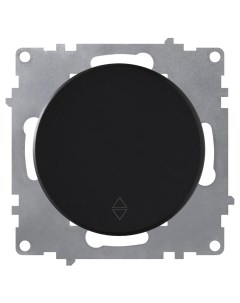 Переключатель одноклавишный цвет черный Onekeyelectro