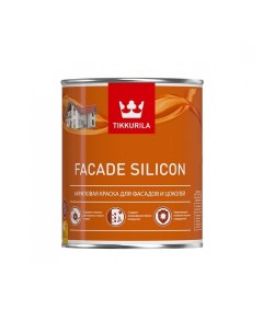 Краска FACADE SILICON для фасадов и цоколей База А 0 9 л Tikkurila